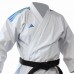 Кимоно для ката Adidas Shori с синими полосами на плечах | белый |Adidas K999ST