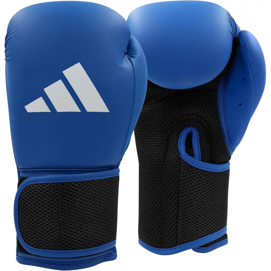 Боксерские перчатки "Hybrid 25" | сине/черный | ADIDAS ADIH25