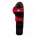 Защита голени и стопы с лицензией Wako Semi Contact | красная | ADIDAS WAKOGSS11