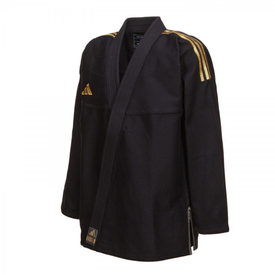 Кимоно для джиу-джитсу ChaIIenge | черный/золотой | ADIDAS JJ350_2_0_P\BL