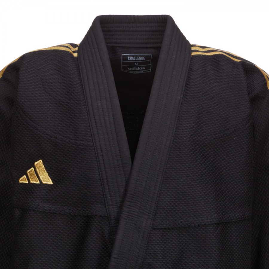 Кимоно для джиу-джитсу ChaIIenge | черный/золотой | ADIDAS JJ350_2_0_P\BL