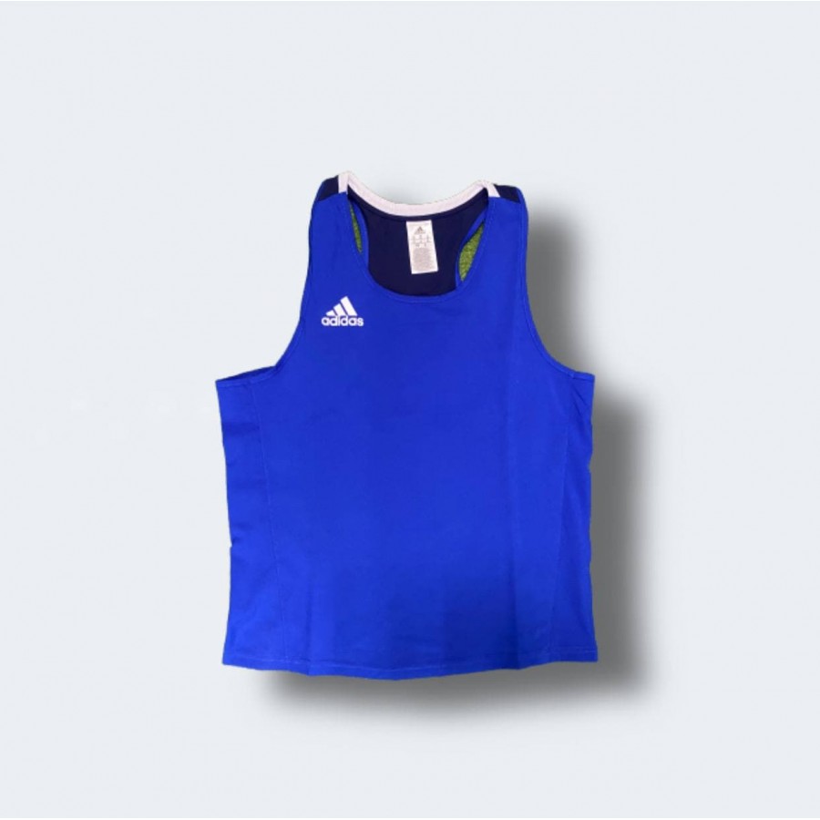 Форма для занятий боксом Olympic Man шорты + майка | синяя | ADIDAS ADIAIBA20TM\ADIAIBA20SM