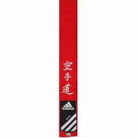 Пояс для карате серії ELITE з вишивкою | червоний | ADIDAS ADIB242