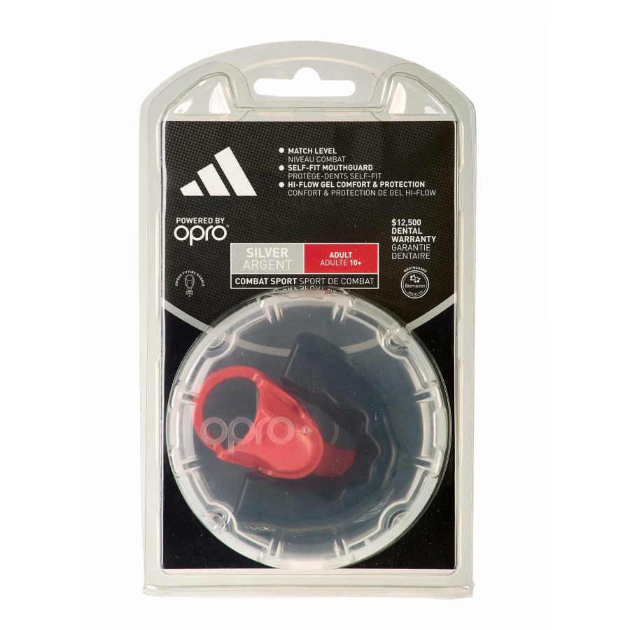 Капа взрослая Adidas/Opro Silver | черный/красный | Adidas ADIBP32