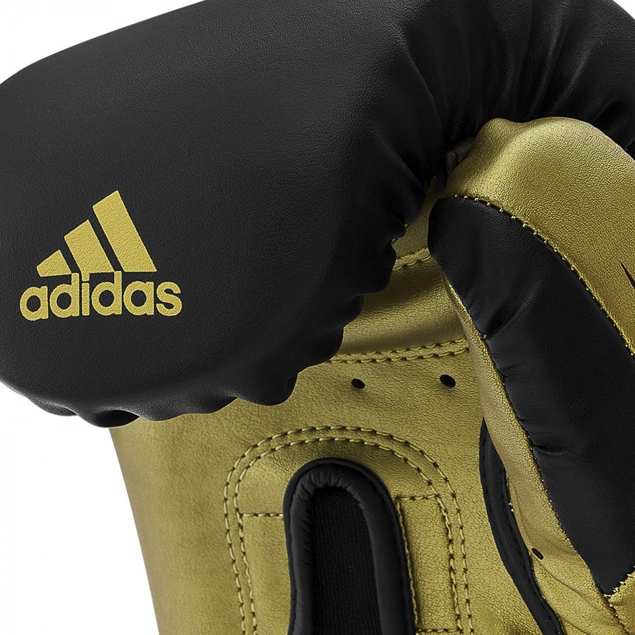 Перчатки боксерские Adidas Speed Tilt 350 | черно/золотые | Adidas SPD350VTG
