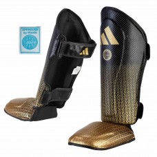 Защита голени и стопы с лицензией Wako Semi Contact | черный/золотой | ADIDAS ADIKBSI300