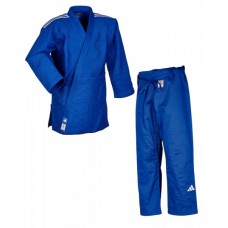 Кимоно для дзюдо Champion III с лицензией IJF | синий/белые полосы | ADIDAS  J-IJFB-2