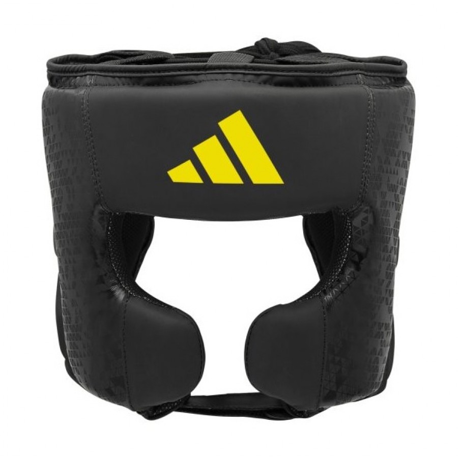 Шлем боксерский ADIDAS X ANDERSON SILVA 50 | черно-желтый | ADIDAS ADIAS50HG