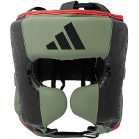 Шлем боксерский Adidas Combat 50 | черно/зеленый | ADIC50HG ADIDAS