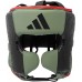 Шлем боксерский Adidas Combat 50 | черно/зеленый | ADIC50HG ADIDAS