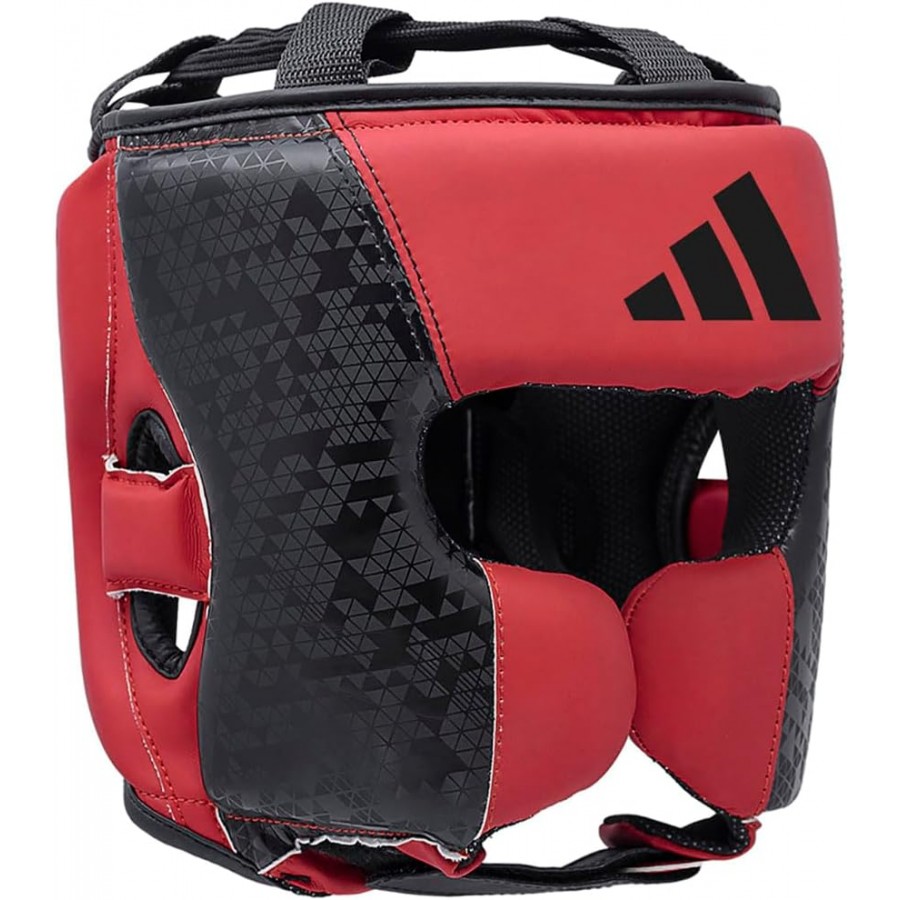 Шлем боксерский Adidas Combat 50 | черно/красный | ADIC50HG ADIDAS