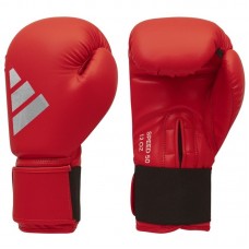 Боксерские перчатки Adidas "Speed 50" | красный/серебро | ADIDAS ADISBG50