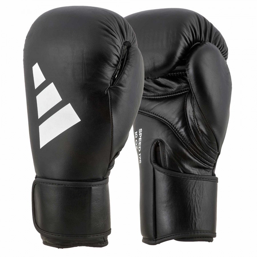 Боксерские перчатки Adidas Speed 175 | черно/белые | ADIDAS ADISBG175_3_0