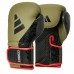 Боксерские перчатки Adidas Combat 50 | зелено/черные | ADIDAS ADIC50TG
