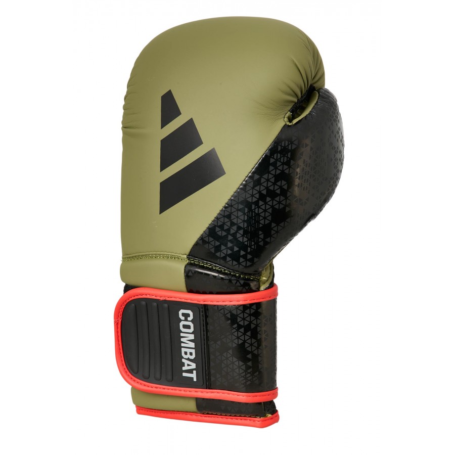 Боксерские перчатки Adidas Combat 50 | зелено/черные | ADIDAS ADIC50TG