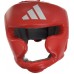 Шлем боксерский Adidas Speed Super Pro Headguard | красный/серебро | ADIDAS ADISBHG041