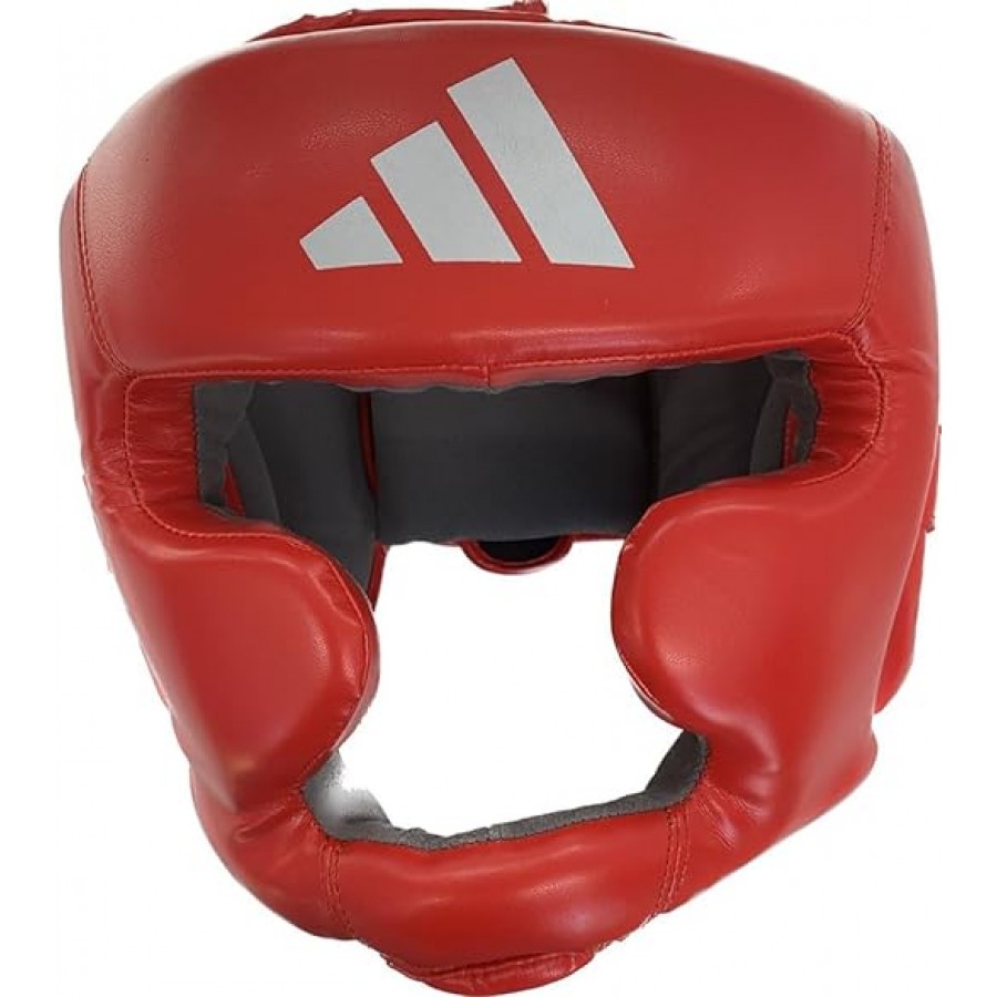 Шлем боксерский Adidas Speed Super Pro Headguard | красный/серебро | ADIDAS ADISBHG041