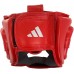 Шлем боксерский Adidas Speed Super Pro Headguard | красный/серебро | ADIDAS ADISBHG041