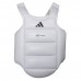 Защита туловища для детей с лицензией WKF | белый | Adidas AdiPKID