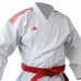 Кимоно для ката Adidas Shori с красными полосами на плечах | белый |Adidas K999ST