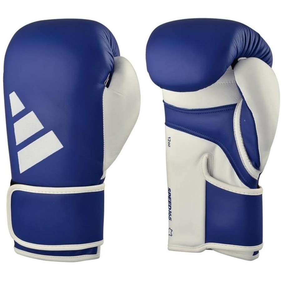 Боксерские перчатки Adidas Speed 165 с лицензией WAKO | сине/белый | Adidas ADISBG165WK