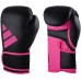Боксерские перчатки Adidas Speed 165 с лицензией WAKO | черно/розовый | Adidas ADISBG165WK