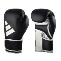 Боксерські рукавички Adidas Speed 165 з ліцензією WAKO | чорний/срібло | Adidas ADISBG165WK