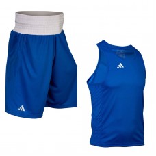 Боксерская форма Adidas Olympic 2024 | синяя | Adidas ADIIBA23TM\ADIIBA23SM