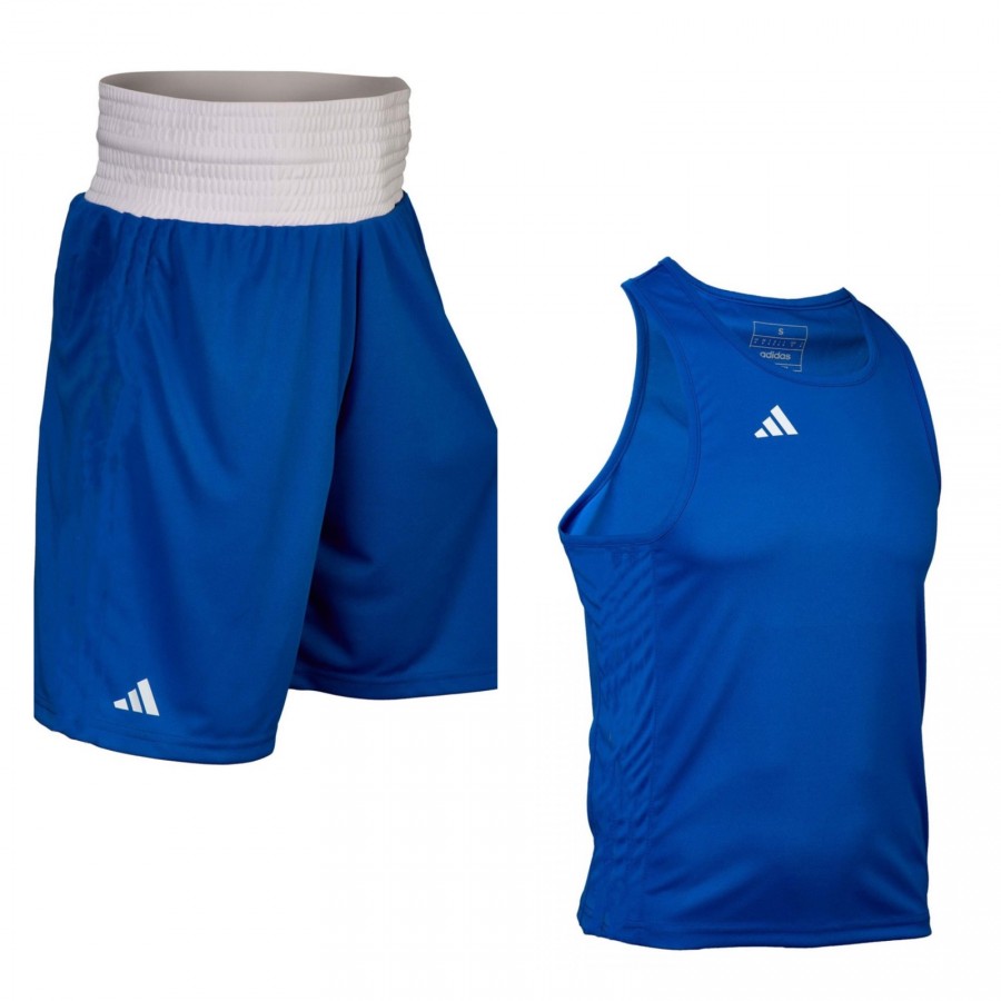 Боксерская форма Adidas Olympic 2024 | синяя | Adidas ADIIBA23TM\ADIIBA23SM