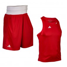 Боксерская форма Adidas Olympic 2024  | красная | Adidas ADIIBA23TM\ADIIBA23SM