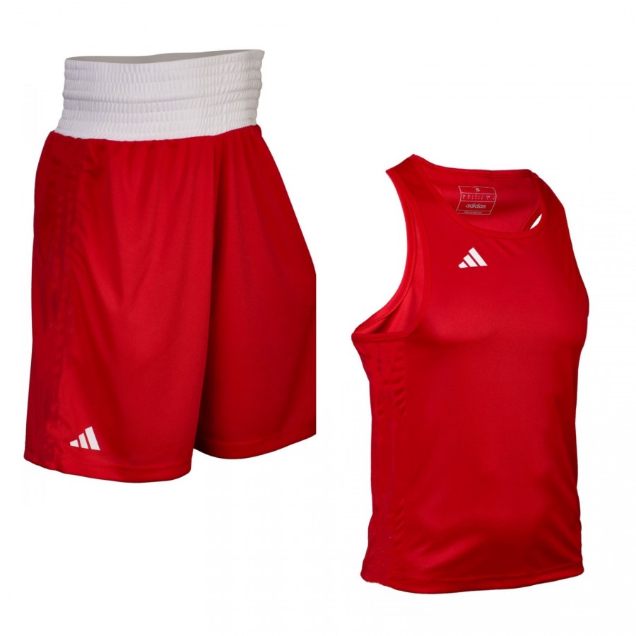 Боксерская форма Adidas Olympic 2024  | красная | Adidas ADIIBA23TM\ADIIBA23SM