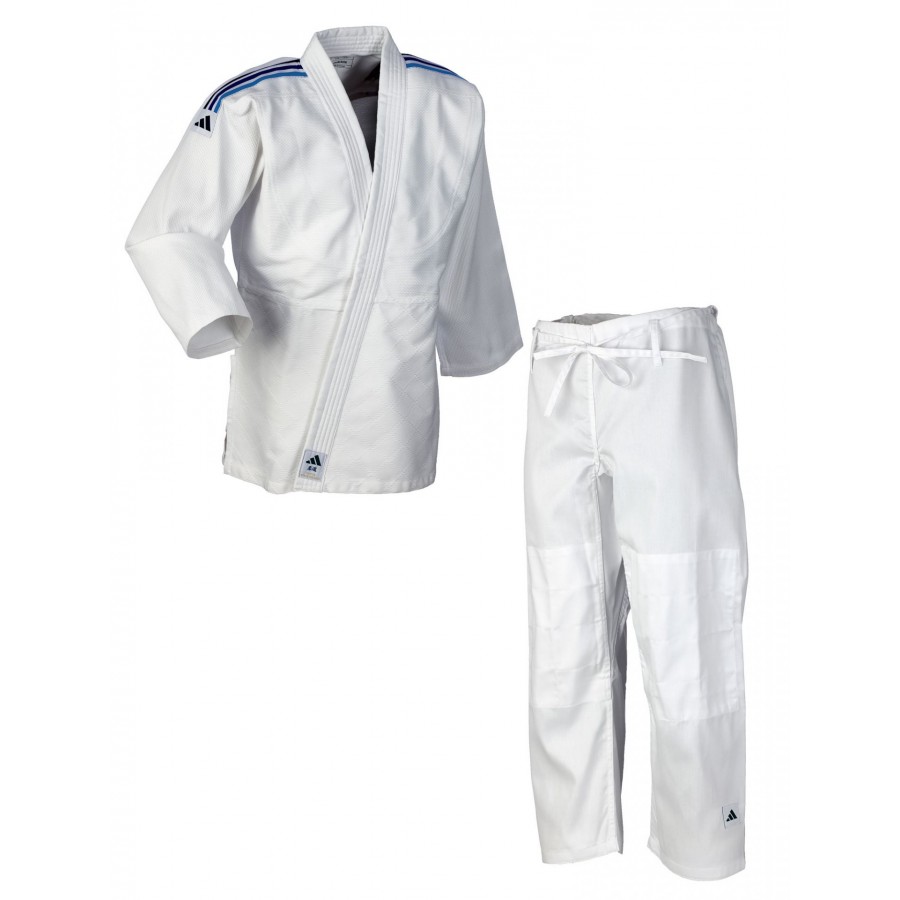Кимоно для дзюдо Adidas серии Club синий градиент | белое | Adidas J350P