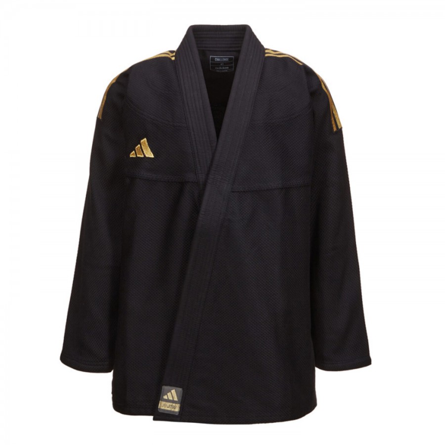 Кимоно для джиу-джитсу ChaIIenge | черный/золотой | ADIDAS JJ350_2_0_P\BL