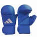 Перчатки для каратэ с защитой большого пальца с лицензией WKF | синий | ADIDAS 661.23