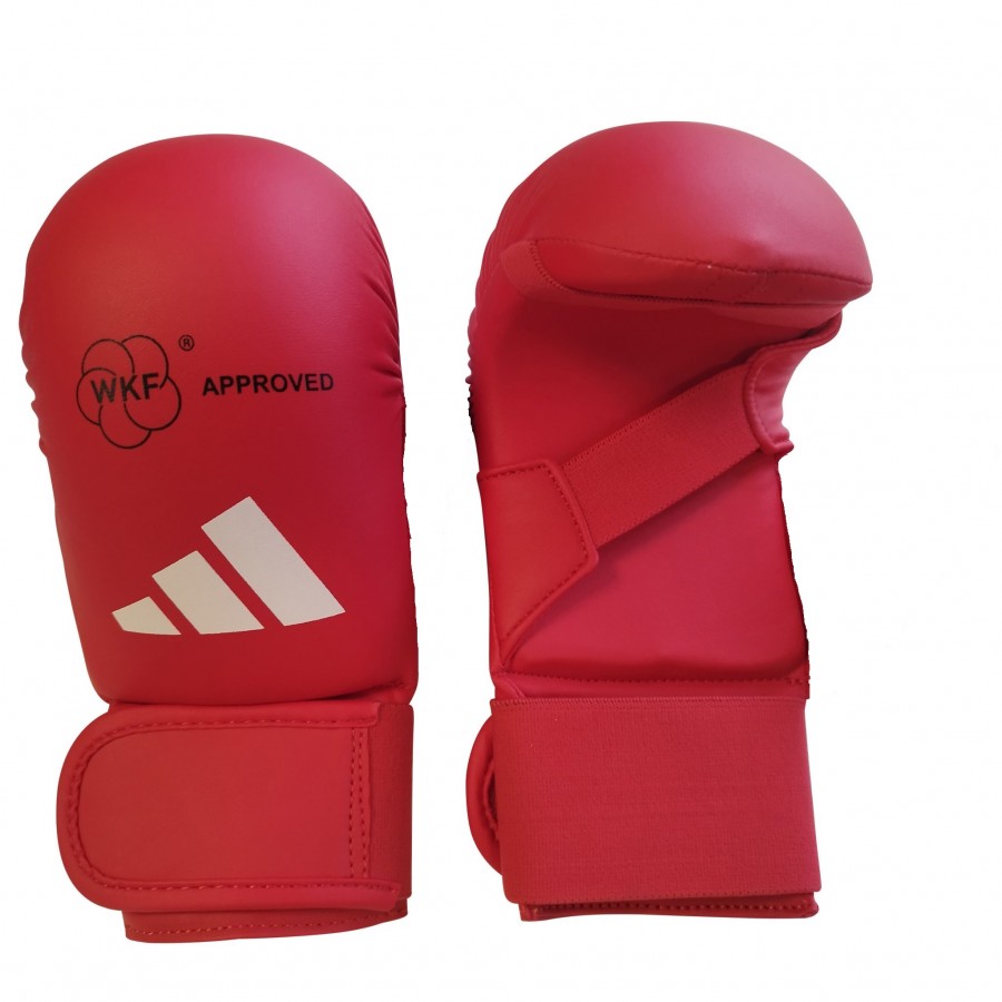 Перчатки для карате с лицензией WKF | красный | ADIDAS 661_22_20