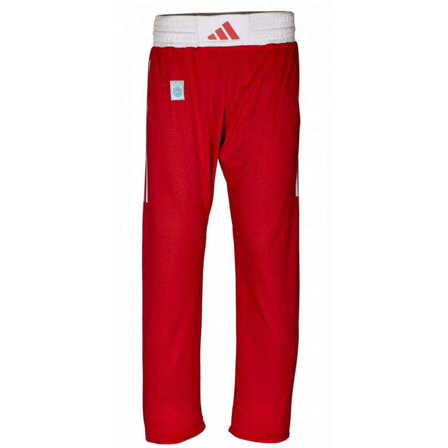 Штаны для кикбоксинга Adidas WAKO Full Contact | красные | Adidas ADIFCP01_PL