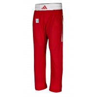 Штаны для кикбоксинга Adidas WAKO Full Contact | красные | Adidas ADIFCP01_PL