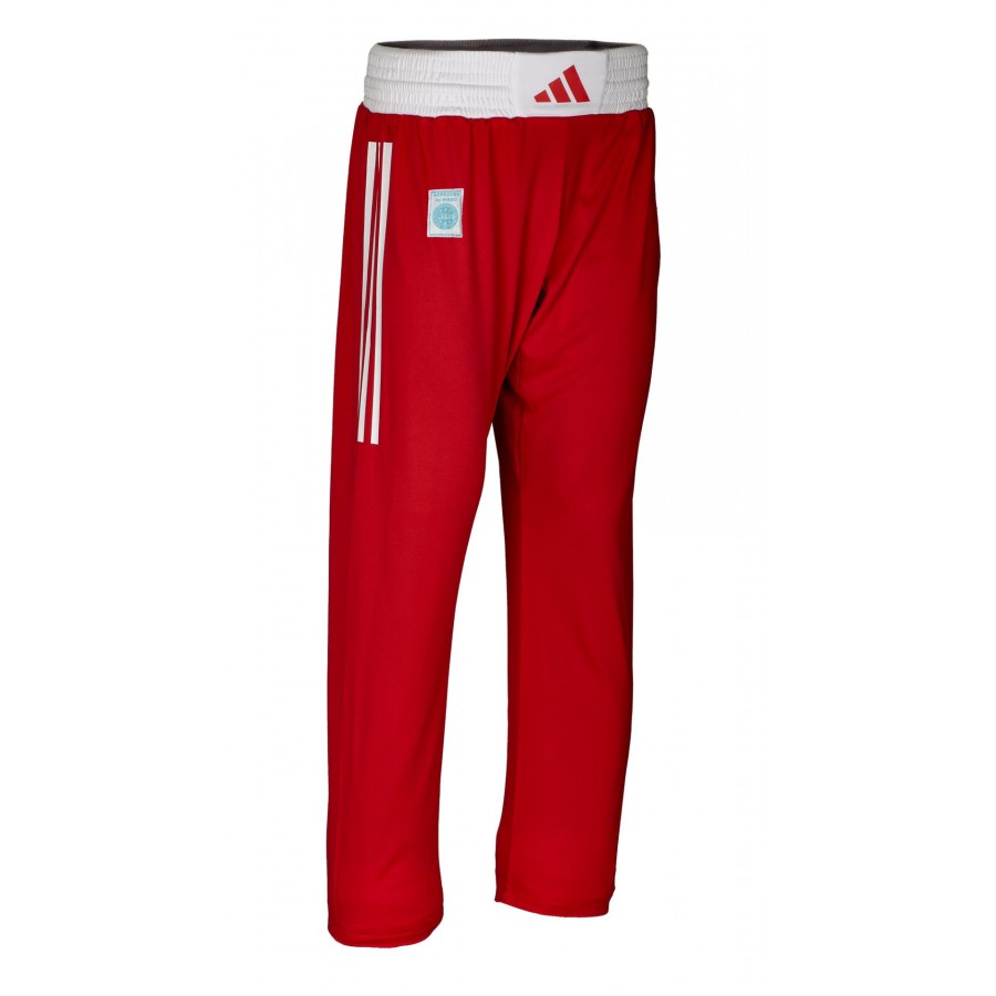 Штаны для кикбоксинга Adidas WAKO Full Contact | красные | Adidas ADIFCP01_PL