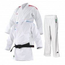 Комплект кимоно Adidas Fighter Slim Fit (2 куртки и 1 штаны) | белый | Adidas K220DNAKIT