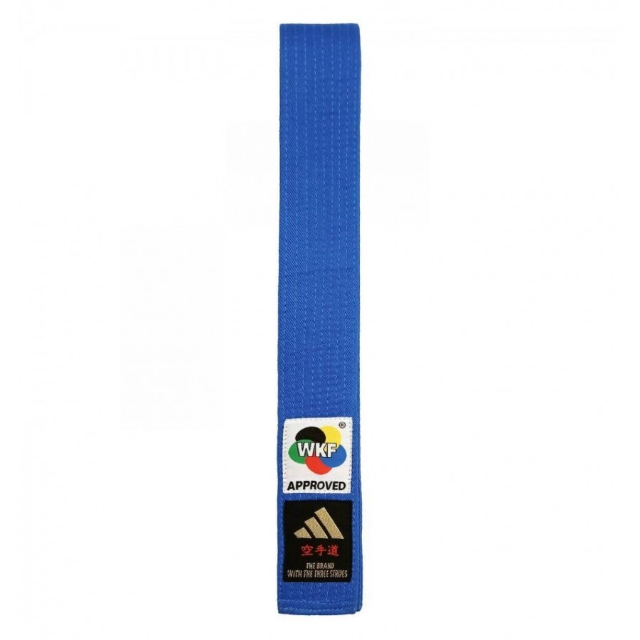 Пояс для карате серии ELITE WKF with KANJI OPTION | голубой | ADIDAS ADIB242K