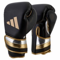 Боксерские перчатки Adidas "SPEED 501" | черно/золотые | ADISBG501