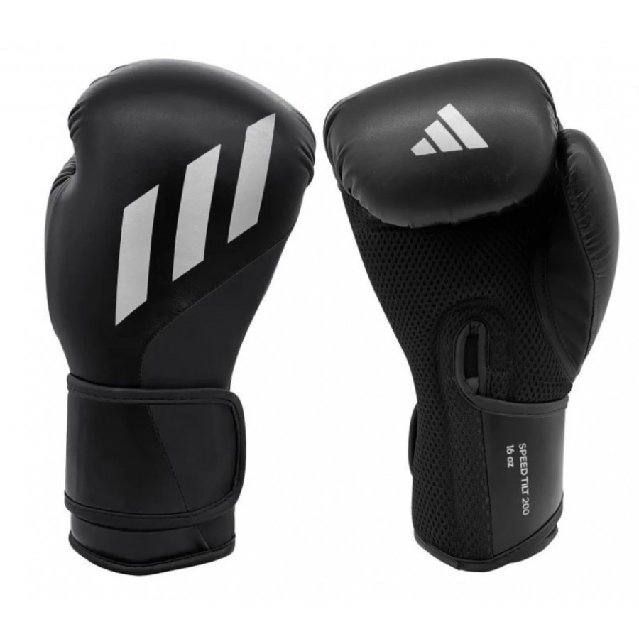 Боксерские перчатки Adidas Speed Tilt 200 | черно/серые | SPD200TG