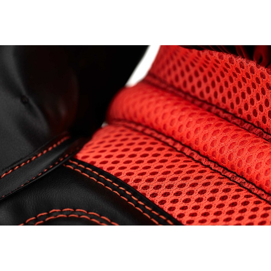 Боксерские перчатки Adidas "Hybrid 80" | черно/красный | ADIH80