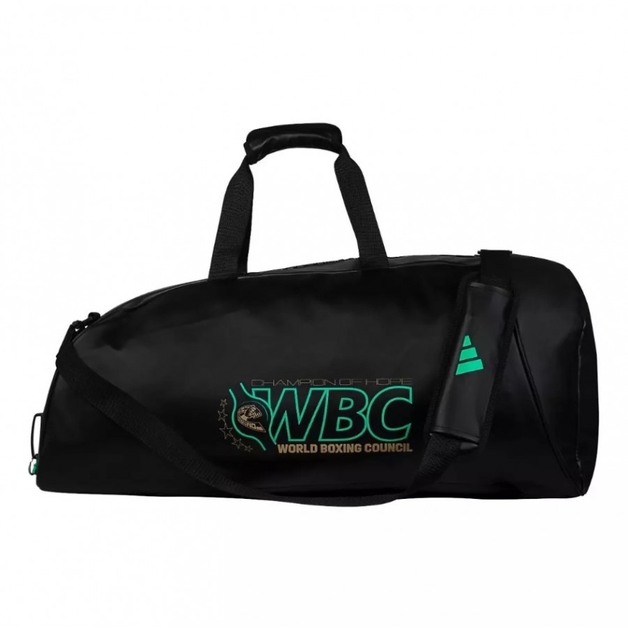 Сумка-рюкзак Adidas с логотипом WBC | чорно/зеленая | ADIACC051WBC