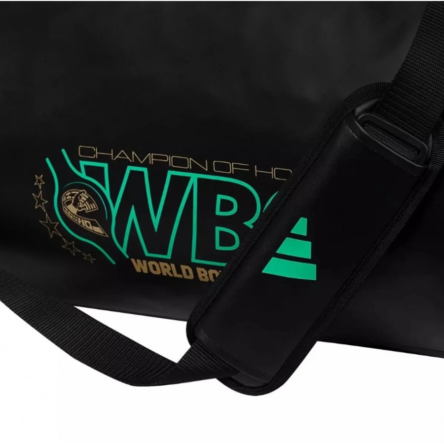 Сумка-рюкзак Adidas с логотипом WBC | чорно/зеленая | ADIACC051WBC