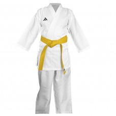 Кимоно для каратэ Adidas Kids с лицензией WKF | белое | K150 Кимоно для каратэ Adidas Kids с лицензией WKF | белое | K150