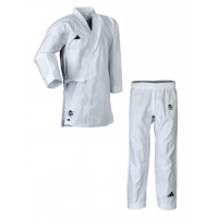 Кімоно для карате Adidas Fighter Slim Fit з ліцензією WKF | біле | K220DNAWKF