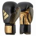 Перчатки с лицензией Wako для бокса и кикбоксинга | черно/золотой | ADIDAS adiKBWKF200