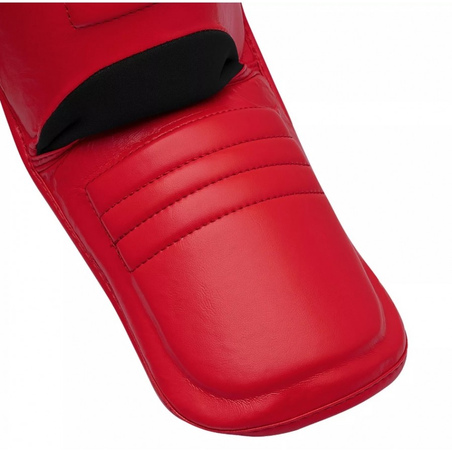 Защита голени и стопы с лицензией Wako Semi Contact | красная | ADIDAS WAKOGSS11