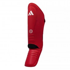 Защита голени и стопы с лицензией Wako Semi Contact | красная | ADIDAS WAKOGSS11